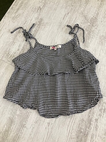38 Beden Koton crop bluz