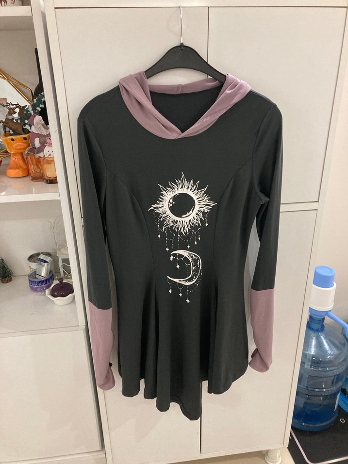 Gotik Midi Kadın Elbise - Görsel 4