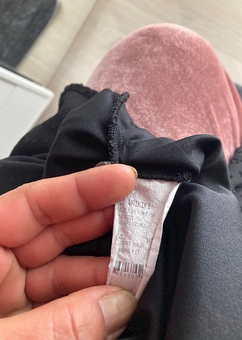 Düğmeli Siyah Midi Uzun Kollu Elbise - Görsel 6