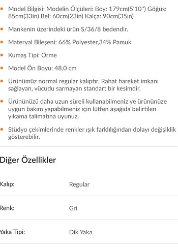 Antrasit Relaxed Dik Yaka Ay Kol Kalın Yelek - Görsel 11