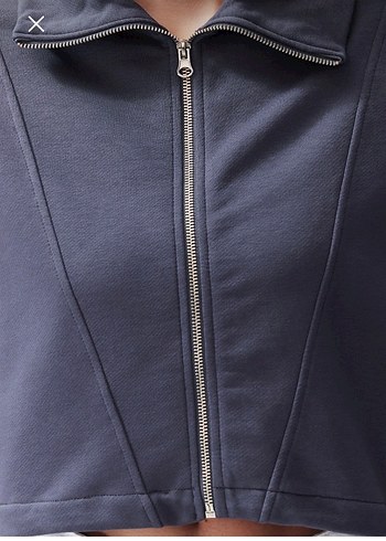 Antrasit Relaxed Dik Yaka Ay Kol Kalın Yelek - Görsel 7