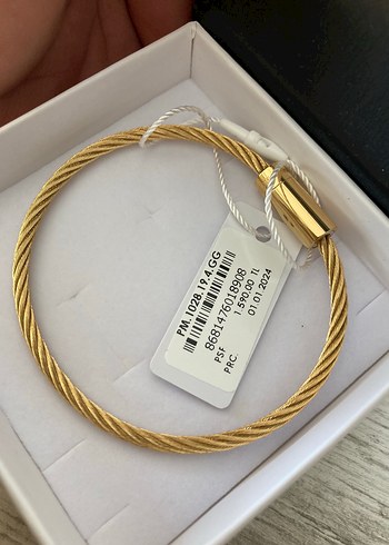 Altın Renk Bohem Çelik  Bileklik - Görsel 3