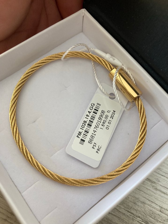 Altın Renk Bohem Çelik  Bileklik - Görsel 3