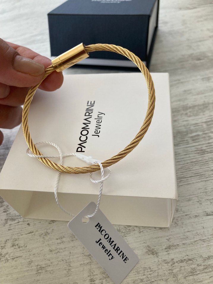 Altın Renk Bohem Çelik  Bileklik - Görsel 4