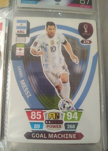 Messi futbol kartı 