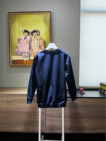 m Beden Los Angeles Detaylı Lacivert Sweatshirt