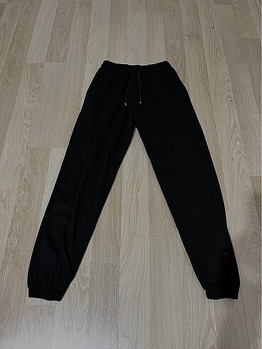 Düz siyah Jogger Unisex