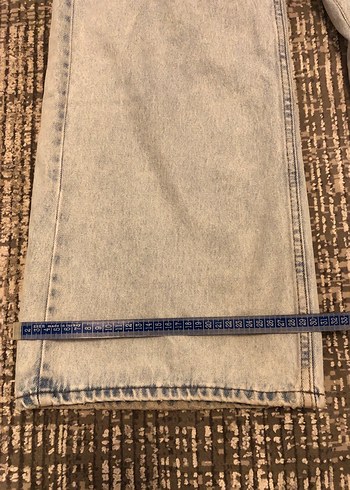 Açık Mavi Bol Kesim Denim Kadın Jean - Görsel 6