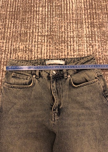 Kadın Gri Denim Midi Boy Manuka Jean - Görsel 4