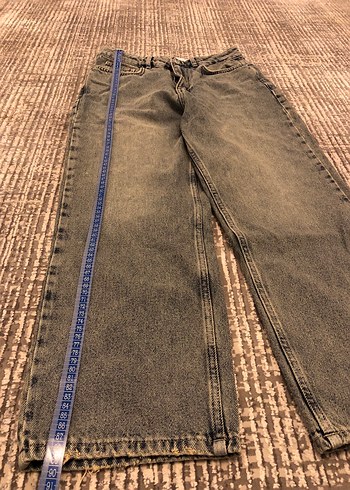 Kadın Gri Denim Midi Boy Manuka Jean - Görsel 3