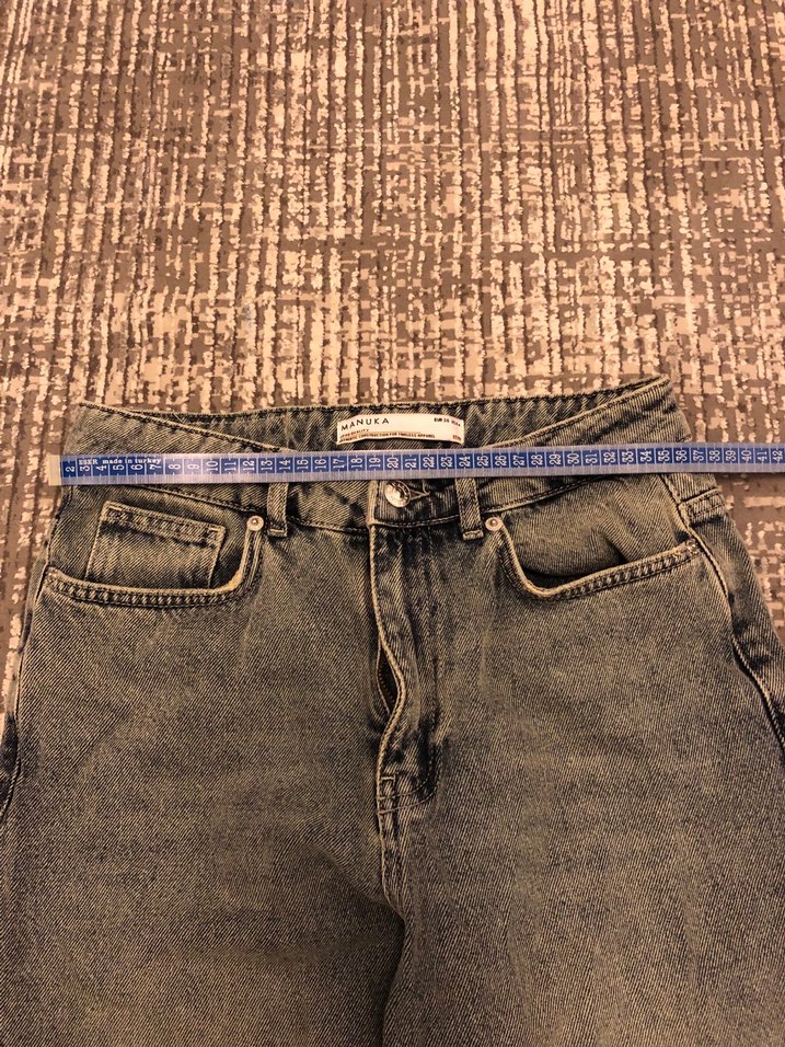 Kadın Gri Denim Midi Boy Manuka Jean - Görsel 4