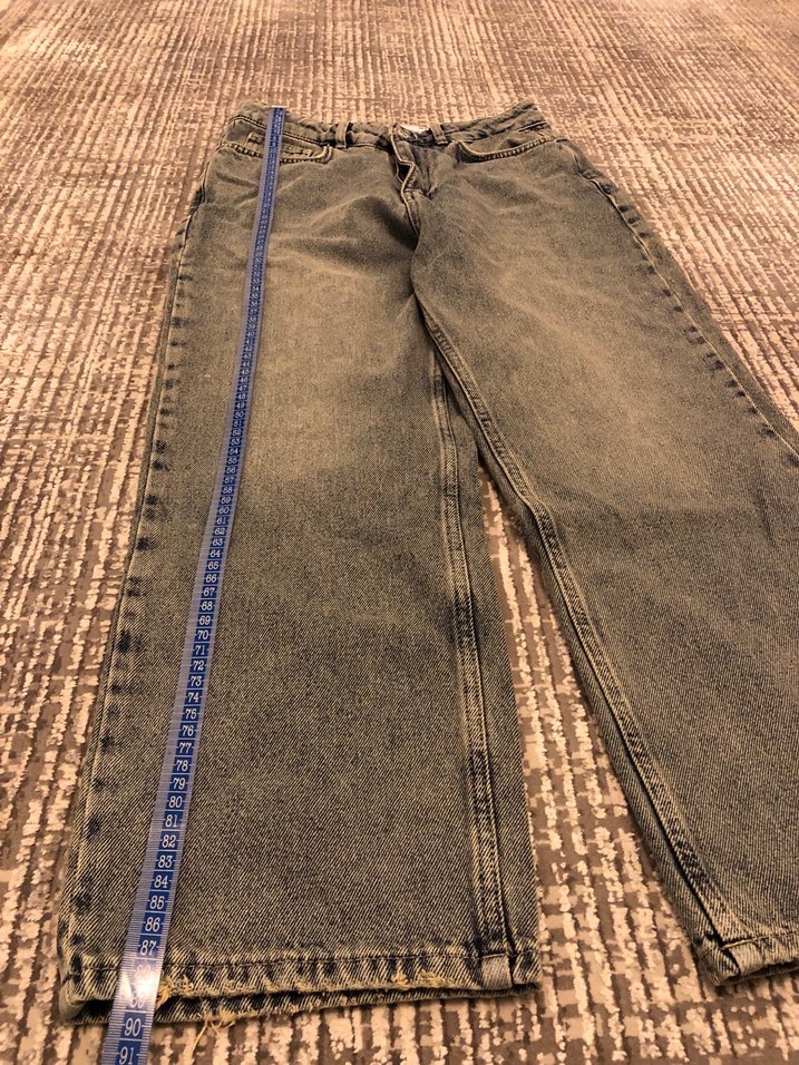 Kadın Gri Denim Midi Boy Manuka Jean - Görsel 3