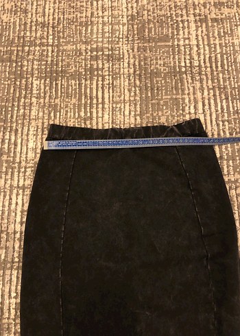 Siyah Uzun Dar Kesim Kadın Etek - Görsel 3