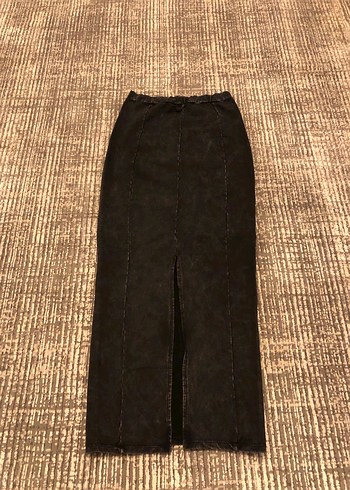 Siyah Uzun Dar Kesim Kadın Etek - Görsel 5