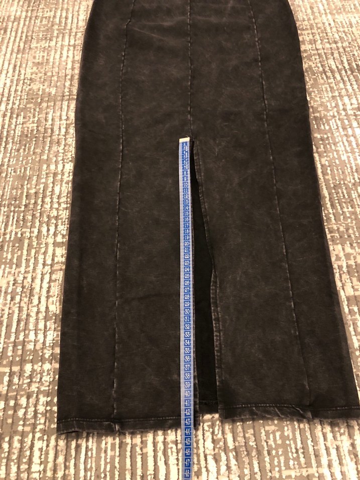 Siyah Uzun Dar Kesim Kadın Etek - Görsel 4