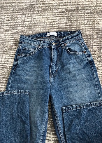 Mavi Zara Kadın Kot Pantolon - Görsel 5