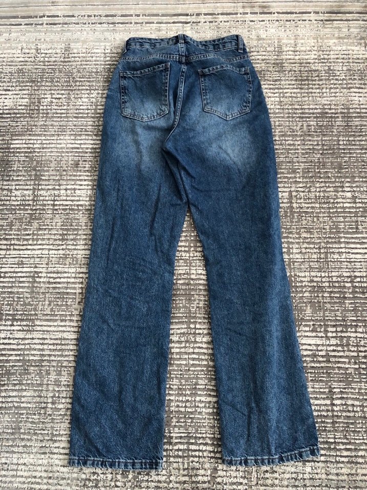 Mavi Zara Kadın Kot Pantolon - Görsel 4