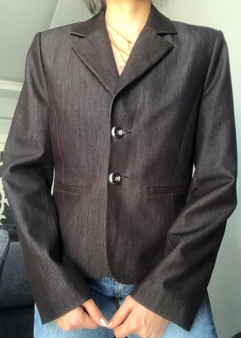 Kahverengi Kadın Blazer Ceket - Görsel 6