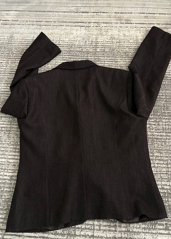 Kahverengi Kadın Blazer Ceket - Görsel 5