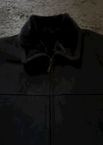 Gri Süet Fermuarlı Kadın Mont - Görsel 4