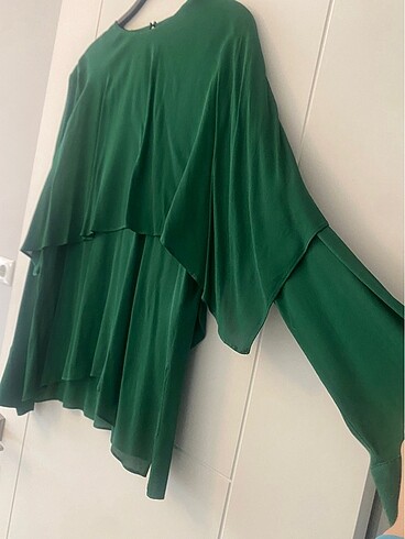 Zara Zara yeşil renk bluz