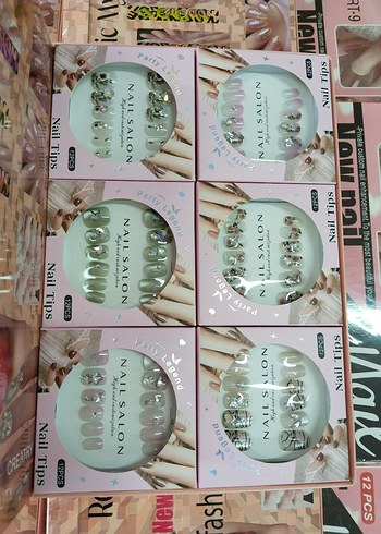 protez tırnak seti Renkli - Görsel 3