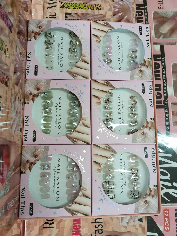 protez tırnak seti Renkli - Görsel 3