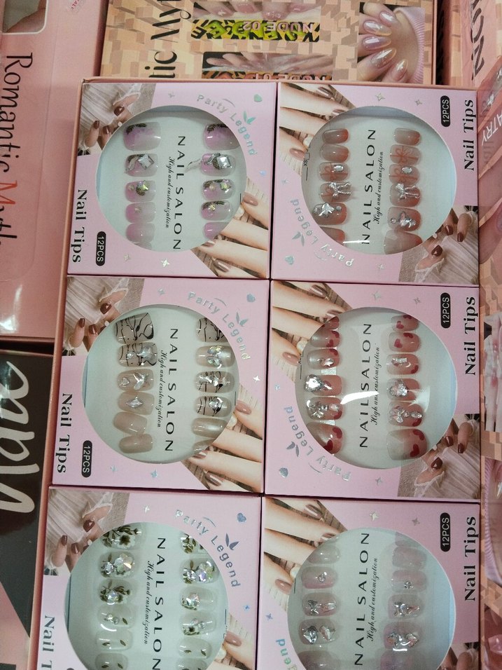 protez tırnak seti Renkli - Görsel 4