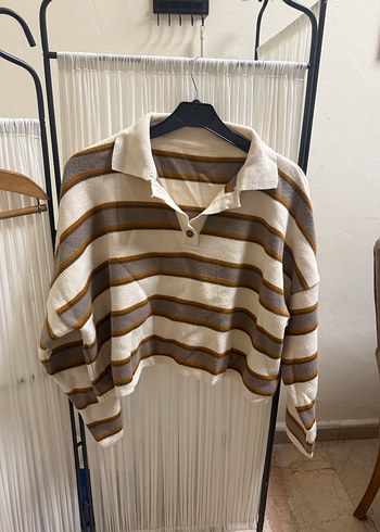 Kadın Kahverengi Örgü Midi Hırka - Görsel 3