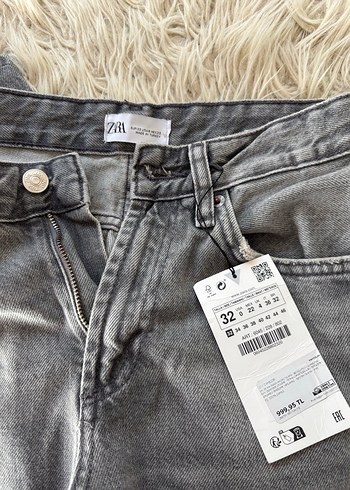 32 Beden Zara gri jean