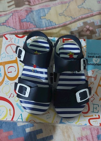 Renkli Baskılı Erkek Çocuk Sandalet - Görsel 3