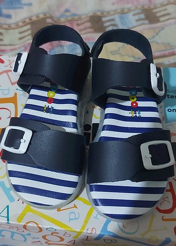 Renkli Baskılı Erkek Çocuk Sandalet - Görsel 4