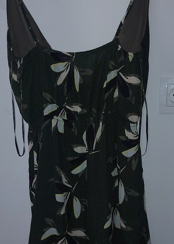 Kadın Kolsuz Desenli Rahat Elbise - Görsel 4