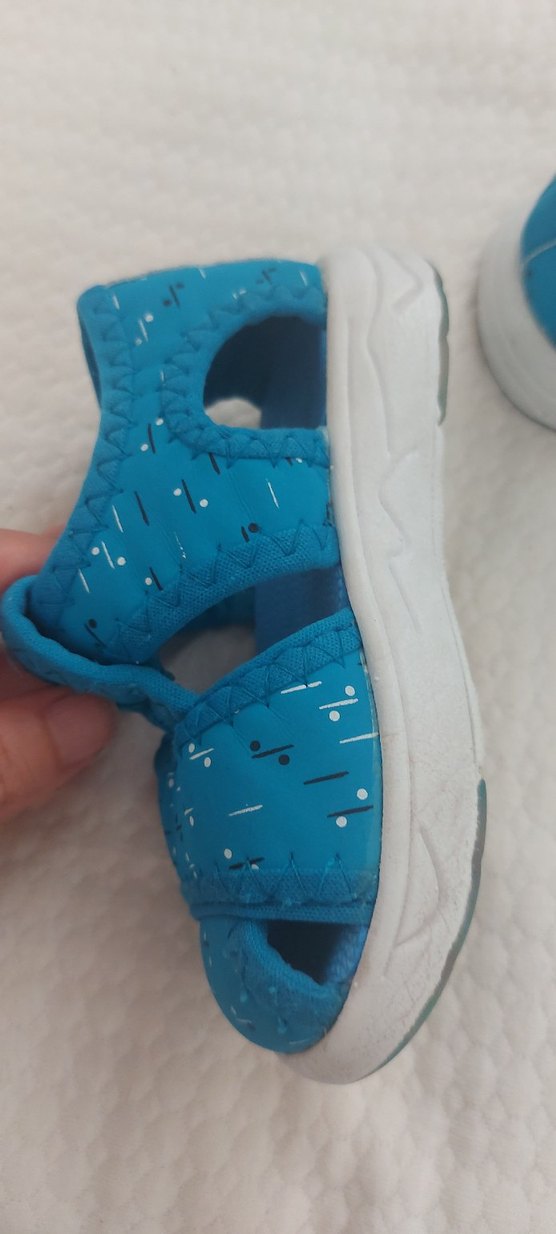 Mavi Erkek Çocuk Cırt Cırtlı Terlik - Görsel 4