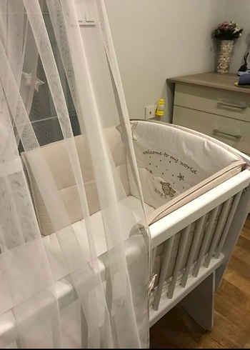 Çilek Star Beşik(45x90cm)Komple - Görsel 2