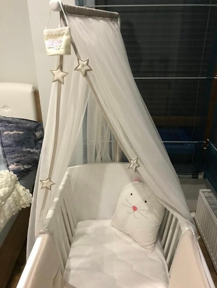 Çilek Star Beşik(45x90cm)Komple - Görsel 3