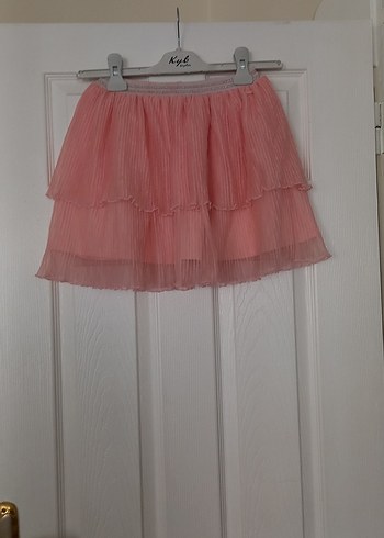 Pembe Fırfırlı Kız Eteği