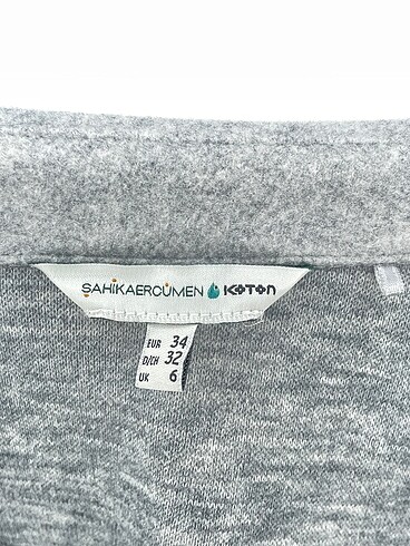 36 Beden gri Renk Koton Bomber %70 İndirimli.