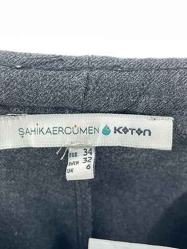 34 Beden çeşitli Renk Koton Kumaş Pantolon %70 İndirimli.
