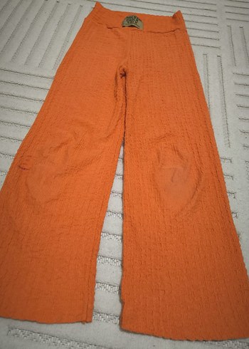 yeşil ve turuncu tiril tiril kız çocuk pantolon 6/7 yaş - Görsel 5