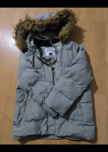 Kürklü kız çocuk Kışlık Mont 7/8 yaş - Görsel 2