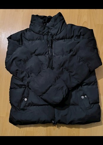 siyah kadın kışlik mont m beden - Görsel 3