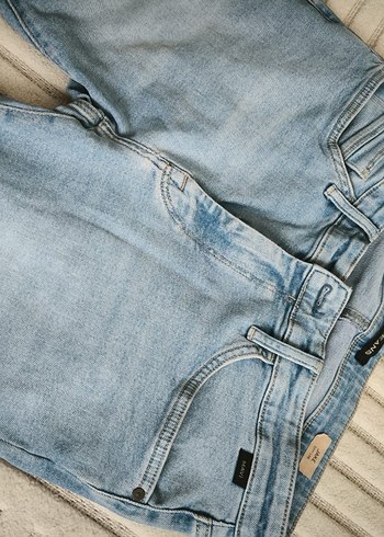 Erkek mavi regular fit denim jean kot pantolon 34 numara - Görsel 3