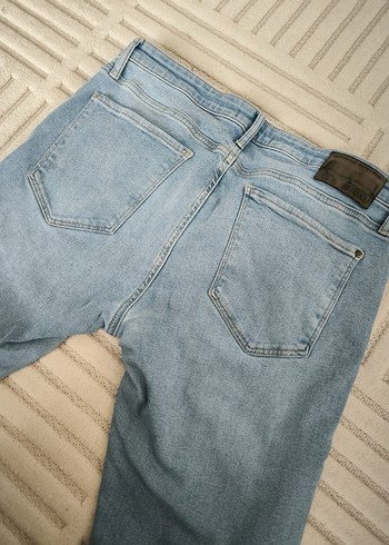 Erkek mavi regular fit denim jean kot pantolon 34 numara - Görsel 4