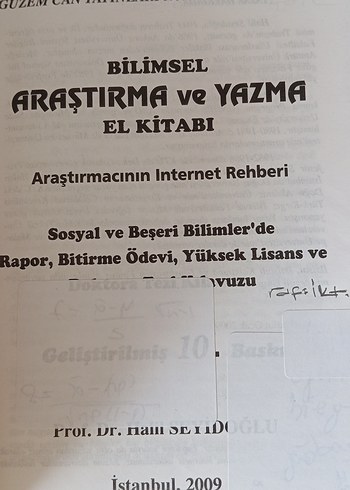 Bilimsel Araştırma ve Yazma El Kitabı - Görsel 3