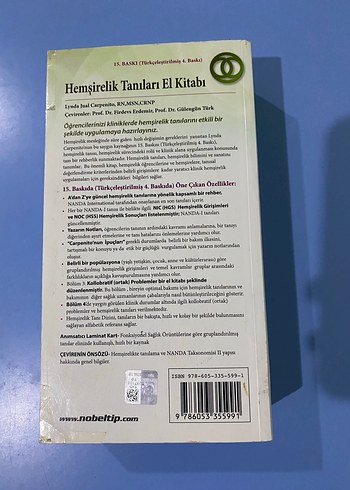 HEMŞİRELİK TANILARI EL KİTABI - Görsel 2