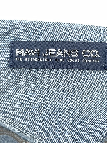 l Beden çeşitli Renk Mavi Jeans Kot Ceket %70 İndirimli.