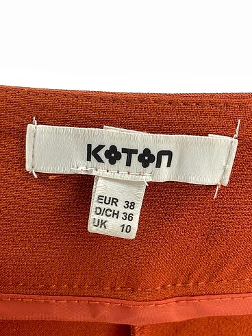 38 Beden kahverengi Renk Koton Düz Kesim %70 İndirimli.