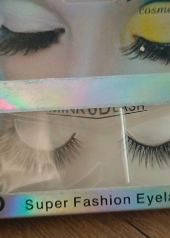 Parlak Bej Takma Kirpikler - Görsel 2