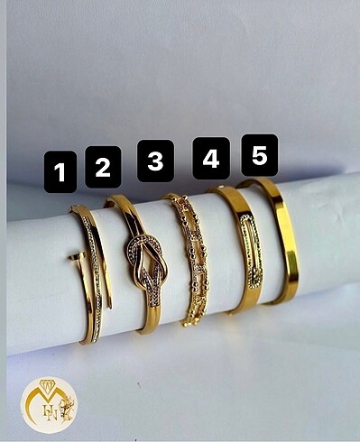 Çelik 316L taşlı kelepçe bileklik ????????